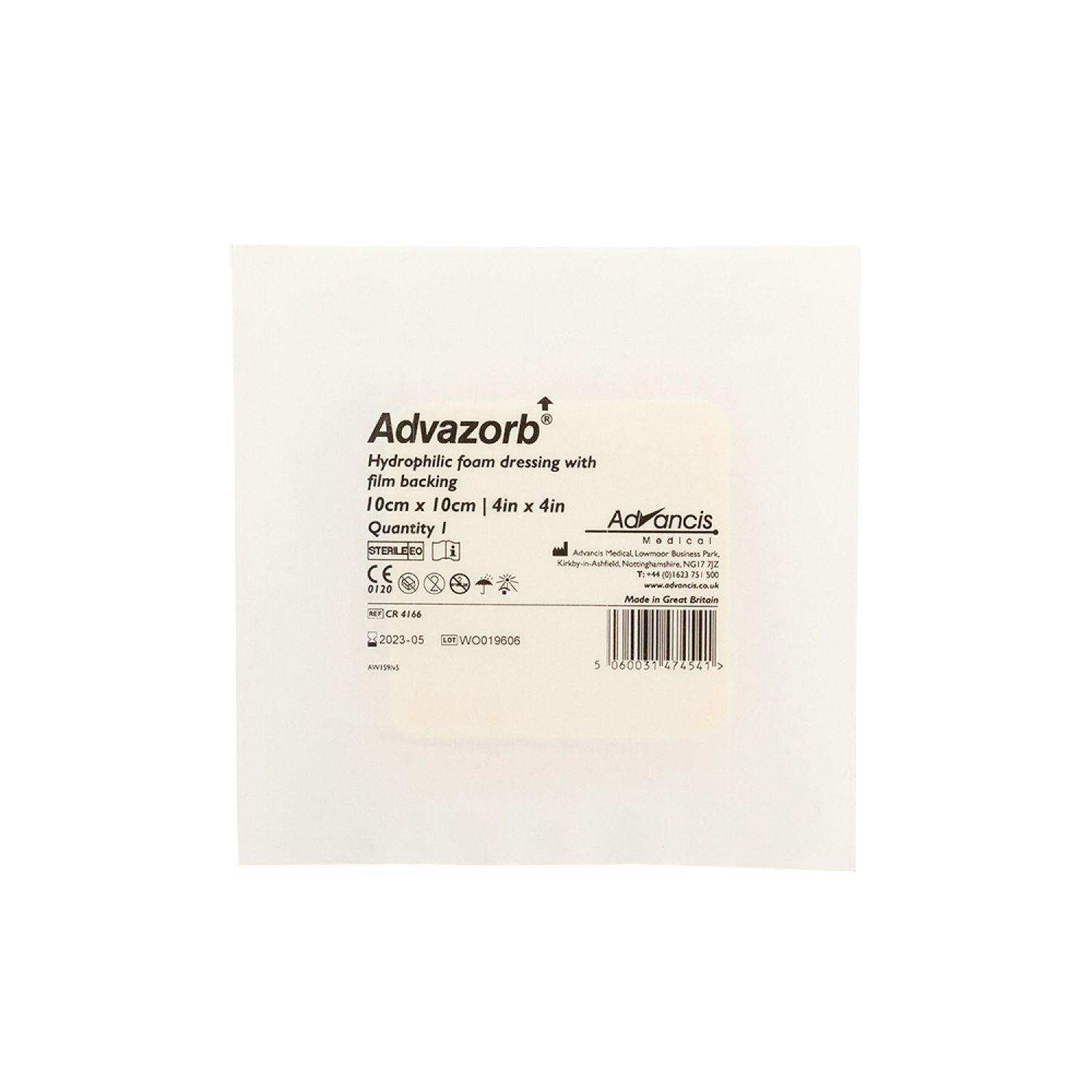 Advazorb 10cm x 10cm