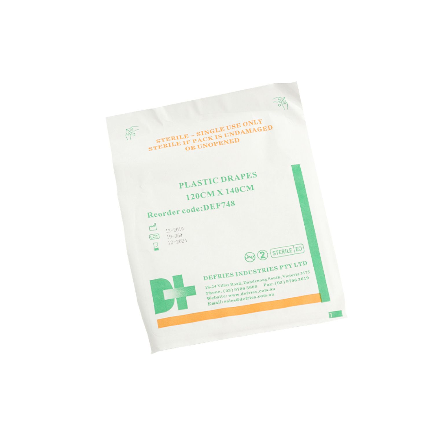 DEF748 Plastic Drape